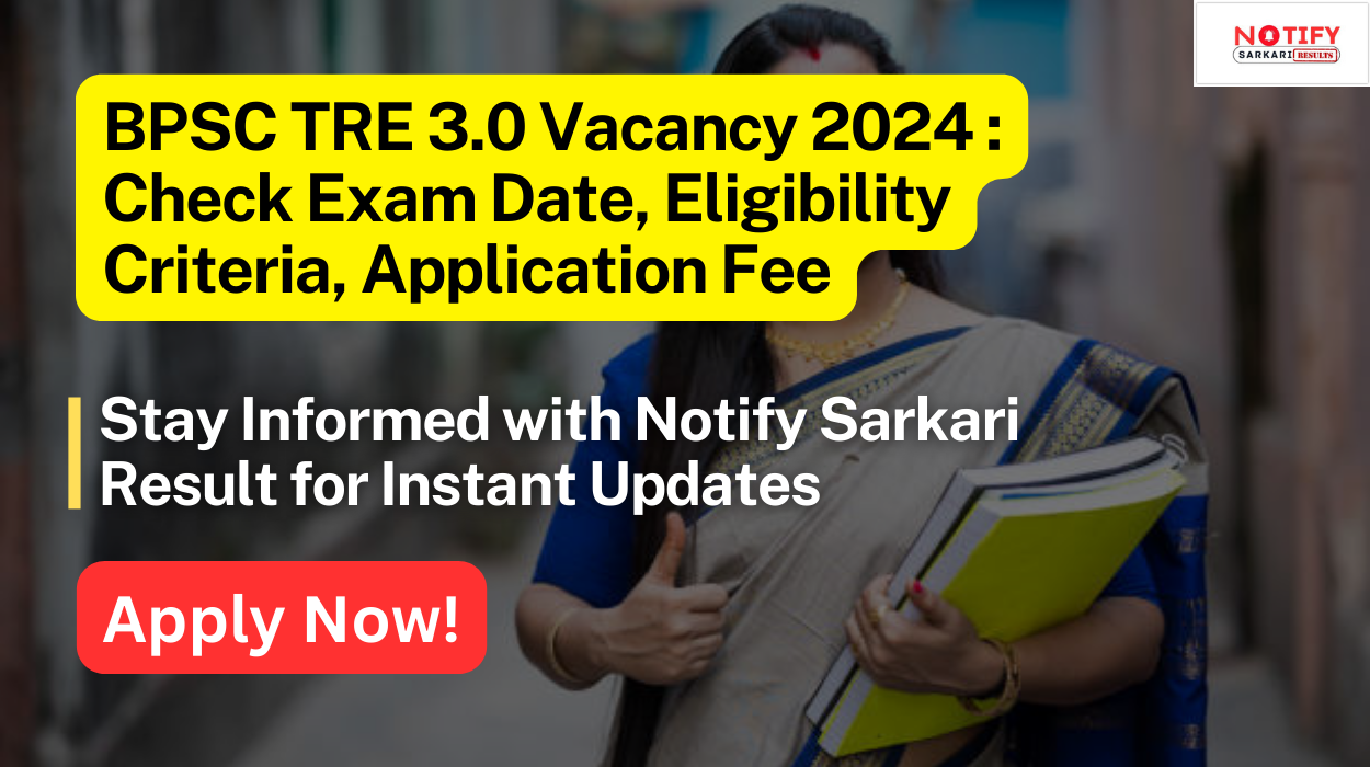 Bihar Teacher Vacancy Check Exam Date Eligibility Criteria