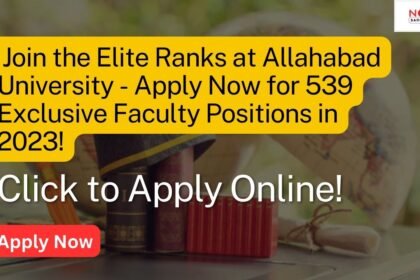 Allahabad University Faculty Recruitment 2023