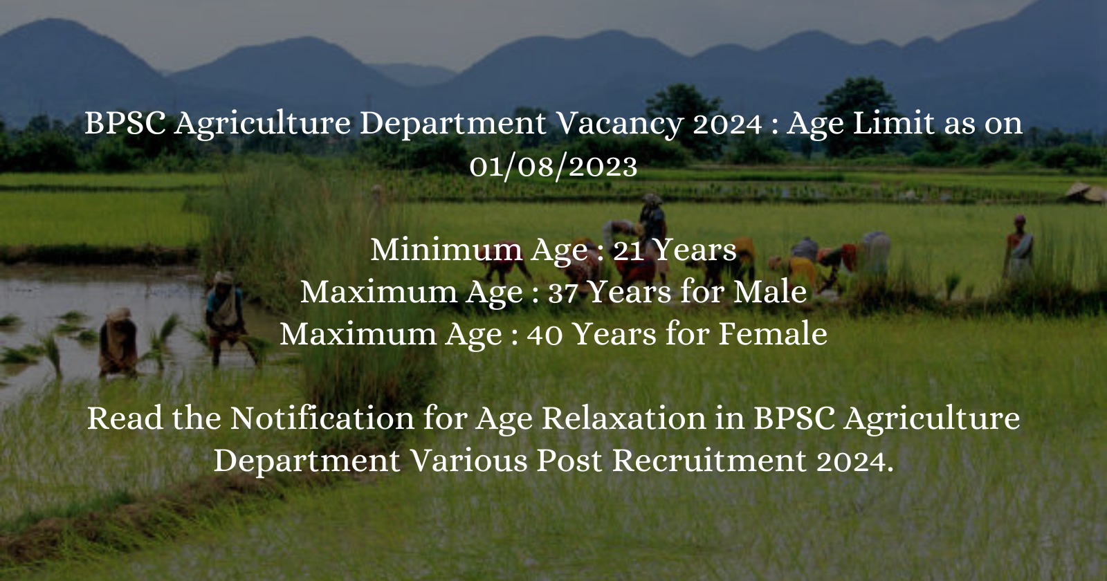 Bpsc Agriculture Officer Recruitment 2024 Apply Online For 150 Vacancies Notify Sarkari Result 5439