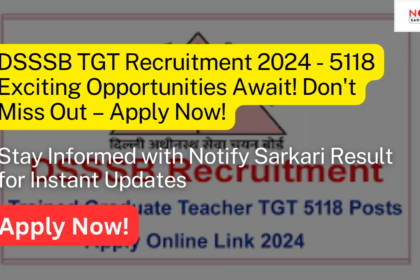 DSSSB-TGT-Recruitment-2024