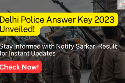 Delhi Police Answer Key 2023