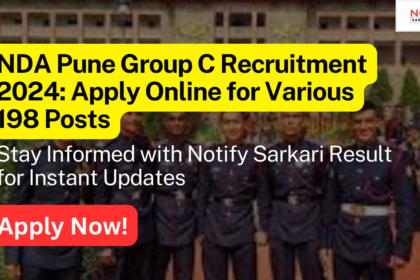 NDA Pune Group C Recruitment 2024