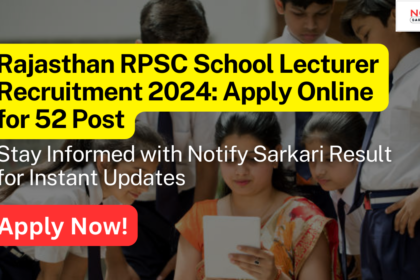 RPSC-School-Lecturer-Recruitment-2024