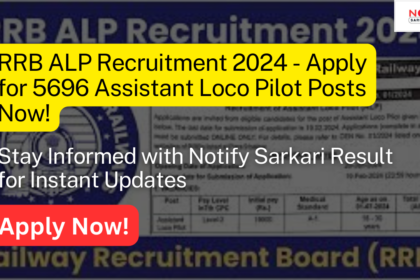 RRB ALP Recruitment 2024