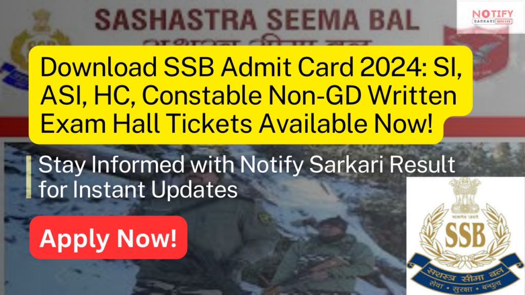 SSB Admit Card 2024 1 1