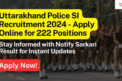 Uttarakhand-Police-SI-Recruitment-2024