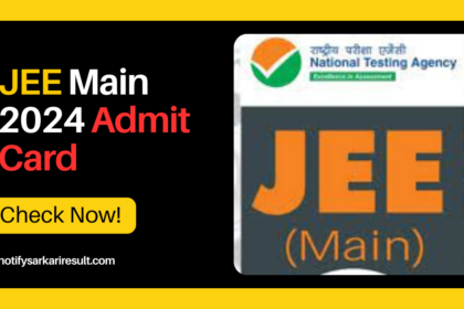 JEE Main 2024 Admit Card