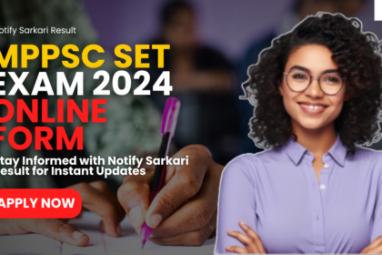 MP SET Recruitment 2024
