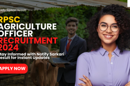 RPSC Agriculture Officer Recruitment 2024