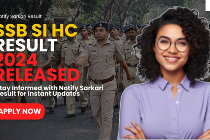 SSB SI HC Result 2024