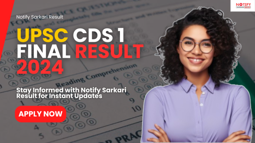 UPSC CDS Result 2024