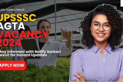 UPSSSC AGTA Vacancy 2024