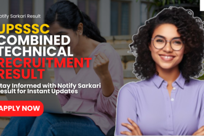 UPSSSC Combined Technical Recruitment Result