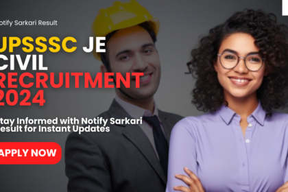 UPSSSC JE Civil Recruitment 2024