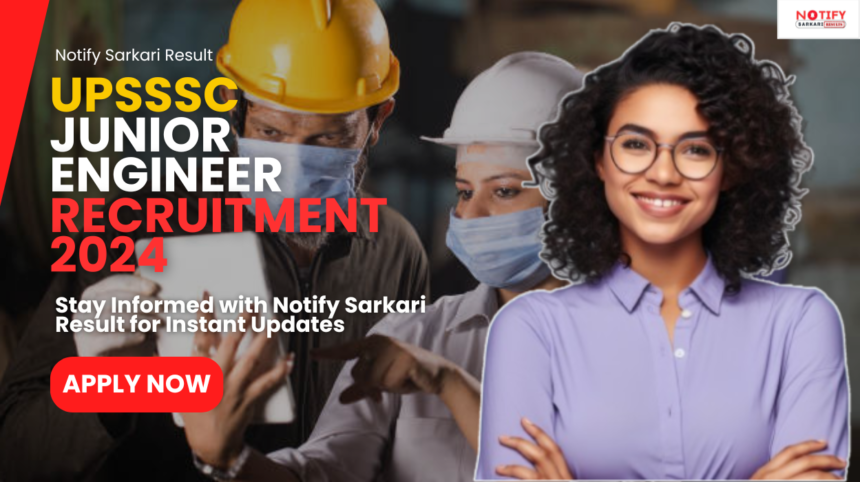 UPSSSC Junior Engineer Recruitment 2024