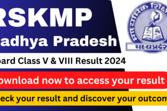 RSKMP MP Board Class V VIIIth Result 2024