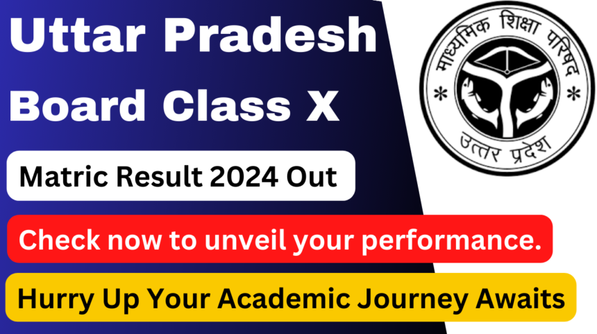 UP Board Class X Matric Result 2024