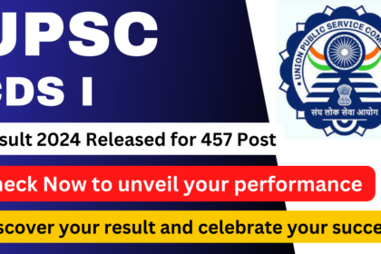 UPSC CDS I Result 2024